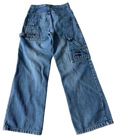 パンツ 90s PACO JEANS Super Baggy Cargo Denim Vintage PACO Jeans Denim Cargo Pocket Grunge Skater Y2K Boys