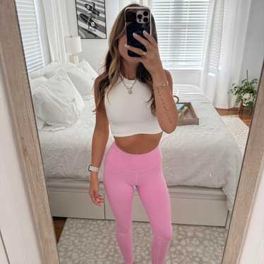 alo yoga AIRBRUSH pink sugar XXSサイズ alo yoga AIRBRUSH pink sugar XXSサイズ 7/8 High-Waist