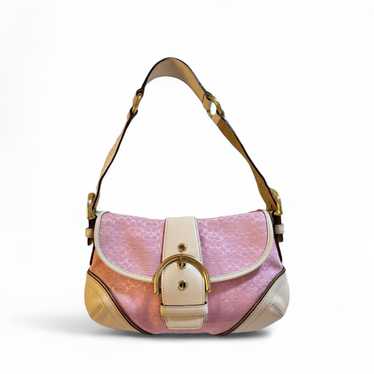 極美 Coach Soho Pink Shoulder Bag Pocket 極美 Coach Soho Pink Shoulder Bag Pocket - メルカリ