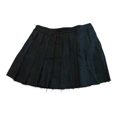 スカート Miu Miu Military Zip Slit Skrit Miu Miu Front-slit Skirt – TOKIO7