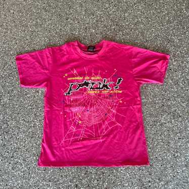 【Sp5der】pink Tシャツ / size M Sp5der pink t shirt - Gem
