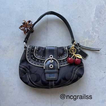 Coach Studs Cut Work Soho Hobo Shoulder