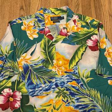 小物 Polo Ralph Lauren vintage camp L size Polo Ralph Lauren Vintage camp shirt