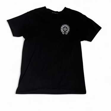 ⚫️CHROME HEARTS USA クロムハーツ ブラック 黒Tシャツ M⚫️ クロムハーツ USAフラッグ トリプルクロスロゴ 半袖Tシャツ