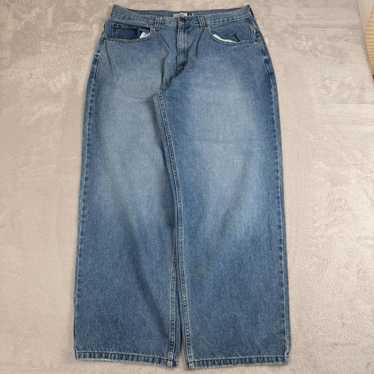 90s anchor blue “BEYOND BAGGY” Pants Vintage 90s Anchor Blue Baggy Denim Jeans Size 38x32 Men