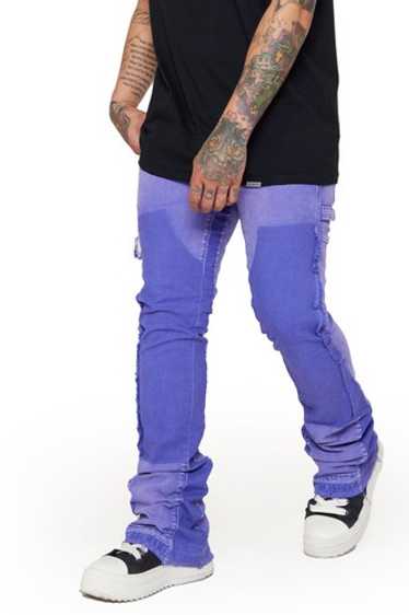 VALABASAS グレー スキニージーンズ 30 GUAPI purple SMOOTH” STACKED FLARE JEAN PURPLE-BLUE – Valabasas