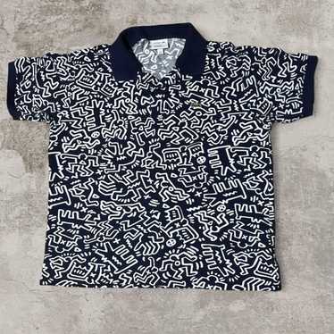 LACOSTE × Keith Haring ポロシャツ USサイズXL Lacoste x Keith Haring Men's Classic-Fit Printed Polo Shirt