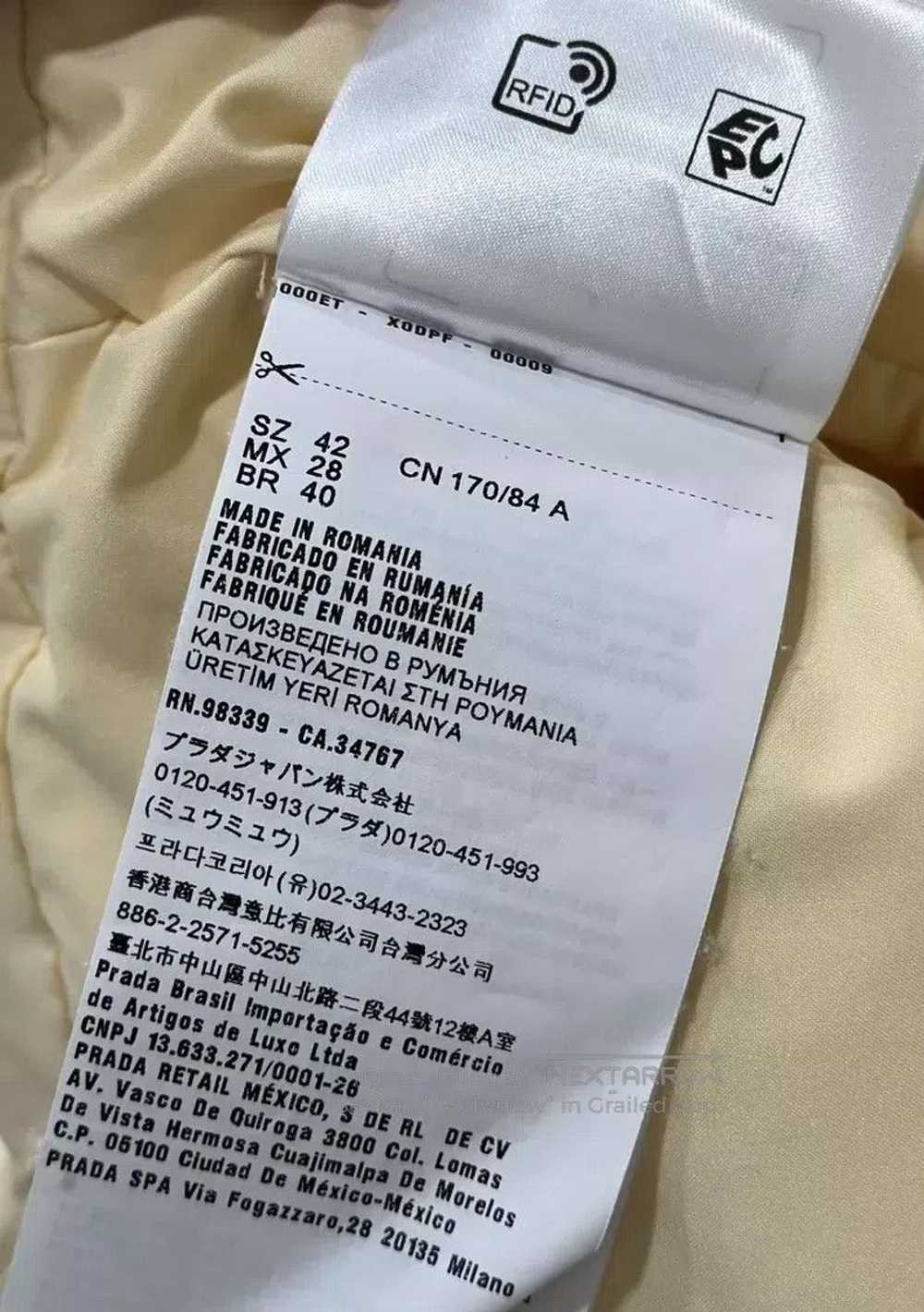 Miu Miu Miu Miu 42 Cheese color logo down jacket - image 5