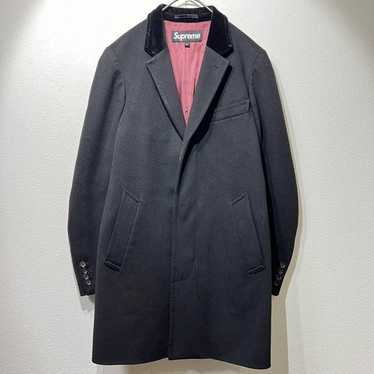 ジャケット・アウター Supreme Wool Overcoat Loro Piana Navy S Supreme Wool Overcoat (FW14)