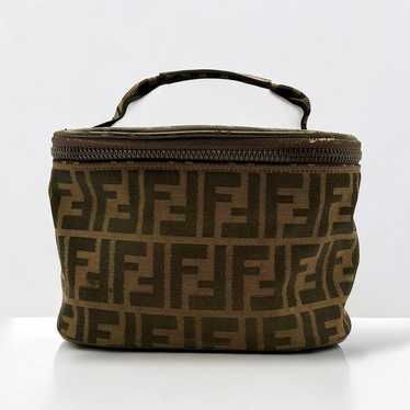 バッグ FENDI Zucca Vanity Bag Makeup Pouch Fendi Zucca Makeup Bag – Andreu's Luxury Closet
