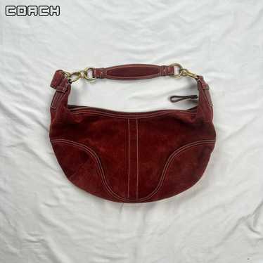 Vintage suede hobo coach - Gem