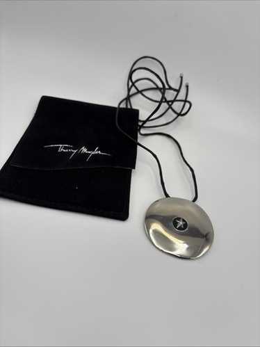 Thierry Mugler ネックレス Thierry Mugler Angel Necklace Clear blue pendant with