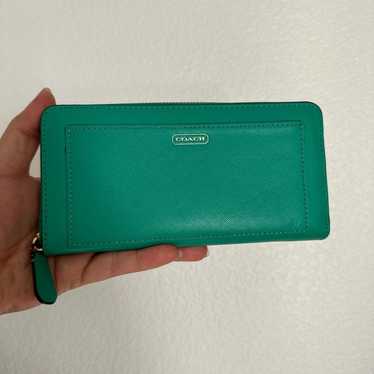 Coach green leather wallet - Gem