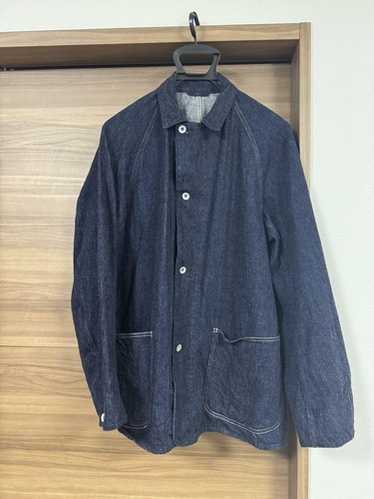 【COMOLI】2021 DENIM WORK JACKET /4 Comoli Denim Work Jacket - Navy | Garmentory