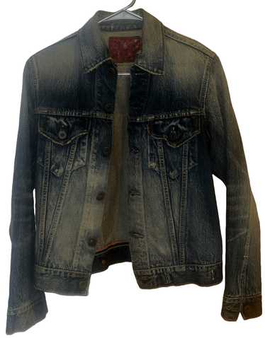KAPITAL DENIM Jacketジャケット KAPITAL 14oz Denim Snow Embroidery 1st Jacket in Blue | SVD USA