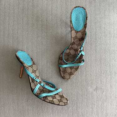 靴 Vintage Gucci Monogram Heels 36 1/2 Gucci vintage monogram heels - Gem