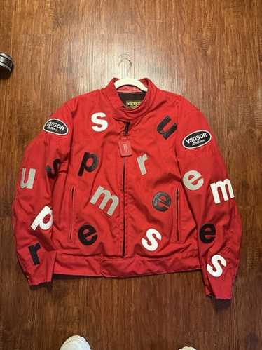 ジャケット・アウター Supreme Vanson Cordura Letters Jacket M Supreme Vanson Leathers Letters Cordura Jacket (SS20) - $998