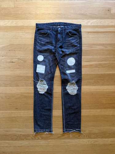パンツ 00s NUMBER (N)INE damaged skinny jeans Men's Number (N)ine Bottoms | Grailed