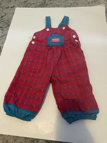OshKosh B'gosh チェック柄、花柄オーバーオール OSHKOSH オシュコシュ チェック柄オーバーオール - メルカリ