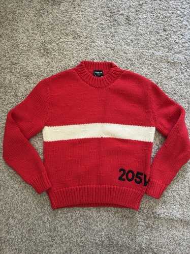   205W39NYC ニット RAF SIMONS Raf Simons Calvin Klein 205W39NYC Andy Warhol sweater sz L