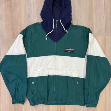 Polo sport 90s windbreaker - Gem