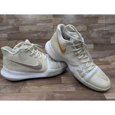 NIKE カイリー3 ゴールド Nike Kyrie III 3 Finals Gold white gold 852395-902 Mens Size