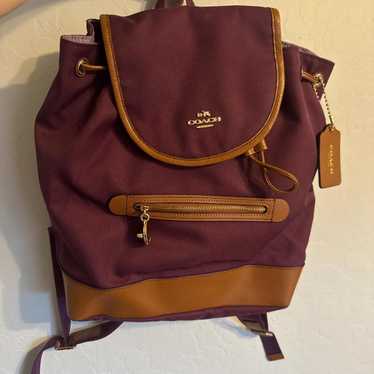 Coach backpack purple - Gem