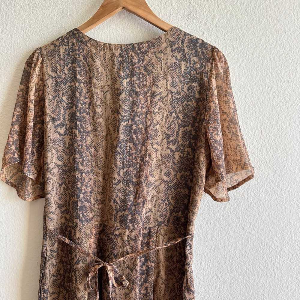 Abercrombie and Fitch Button Down Python Print Dr… - image 10