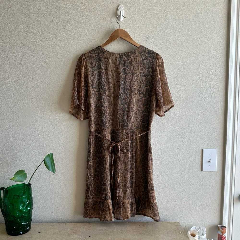 Abercrombie and Fitch Button Down Python Print Dr… - image 9