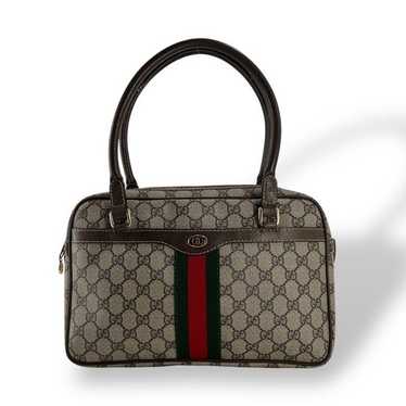 バッグ GUCCI Vintage GGPlus Mini Boston Handbag Gucci old boston bag - Gem