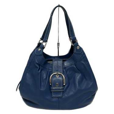 バッグ Coach soho shoulder bag Blue Soho Shoulder Bag - Coach - Cotton - Blue