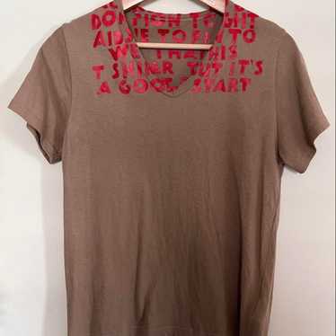 トップス Martin Margiela 95AW AIDS T Martin Margiela Glossy Aids Awareness Tee | Mercy Vintage