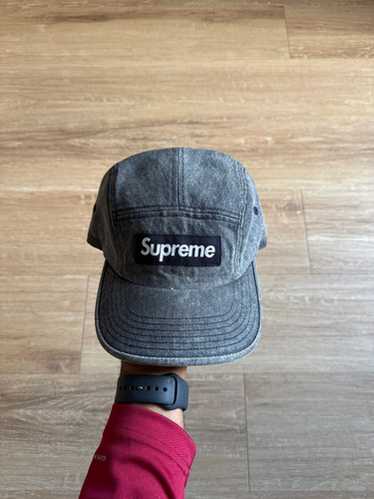 帽子 Supreme Denim Camp Cap Washed Black Supreme Denim Camp Cap (FW24) - $48