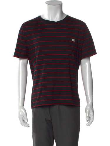 CELINE ストライプTシャツ ルーズ Tシャツ ストライプ / コットン - BLUE DENIM/WHIITE