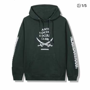 NEIGHBORHOOD® ANTI SOCIAL SOCIAL CLUB Anti Social Social Club x Neighborhood Cambered Black Tee