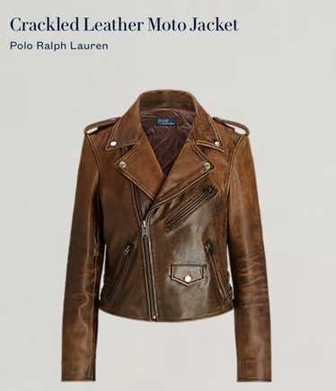Polo Ralph Lauren Leather Jacket 刺繍なし Polo Ralph Lauren Black Leather Jacket | Harrods UK