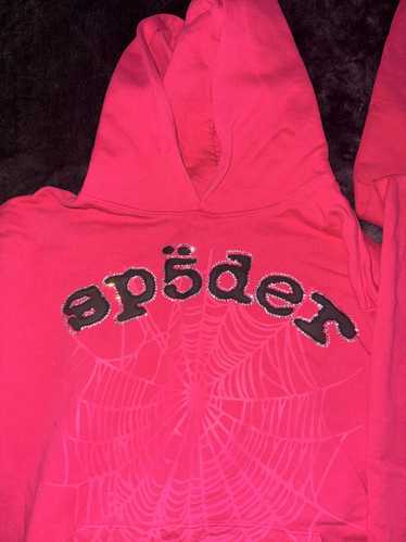 Sp5der pink hoodie - Gem