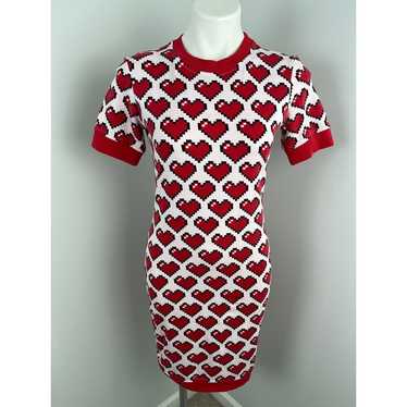 Moschino heart print dress - Gem