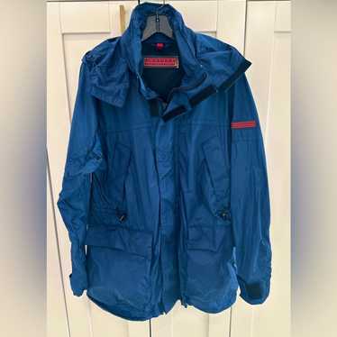 値下げ BURBERRY ブルー レインウェア サイズ2 Burberry mens rain jacket - Gem