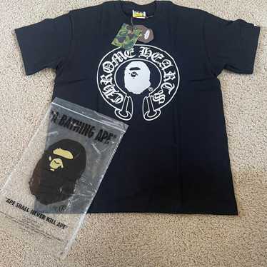 A BATHING APE × CHROME HEARTS コラボTシャツ黒M Buy Chrome Hearts x Bape Tee 'Black' - 003 007844 | GOAT