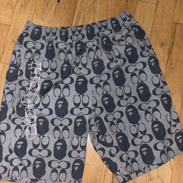 BAPE COACH ベイプコーチ　ショーツ　ハーフパンツ　XL BAPE COACH ベイプコーチショーツハーフパンツXL