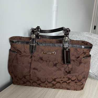 Vintage coach tote brown - Gem