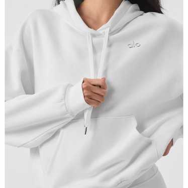 【alo yoga】 ホワイト/スウェット/ XS alo yoga】 ホワイト/スウェット/ XS
