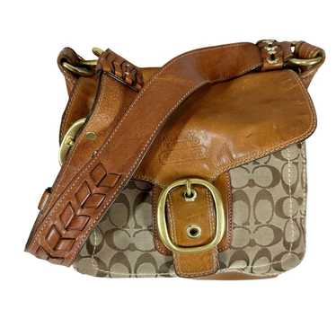 バッグ coach signature Flap Soho bag Bleeker Coach Signature Flap Soho Bag Bleeker Canvas Shoulder Bag
