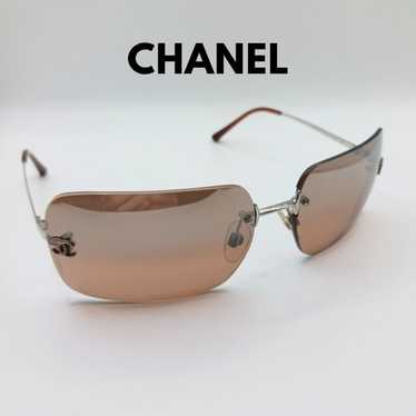 希少✨CHANEL Sunglasses Coco Mark l y2k Chanel Coco Mark Sunglasses Black Acetate 130mm | Luxe