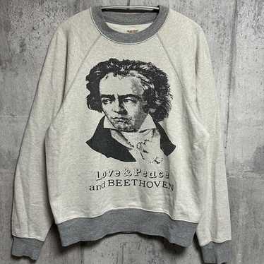 KAPITAL Beethoven Smile スウェット KAPITAL Beethoven remake smile smily sweatshirt gray new L