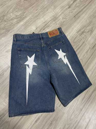 A BATHING APE フロントスター　デニム Bape bape star denim - Gem