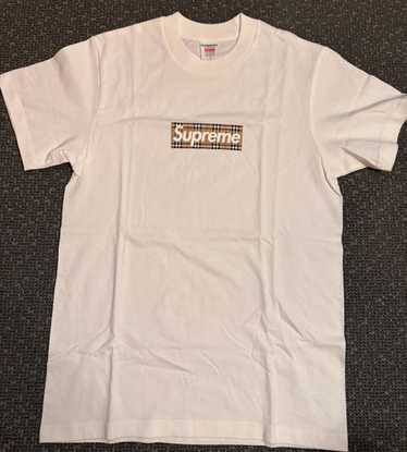 新品Supreme x Burberry ホワイト Tシャツ L 中古・古着通販】SUPREME (シュプリーム) BURBERRY (バーバリー