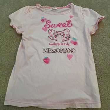Mezzo piano pink tee - Gem