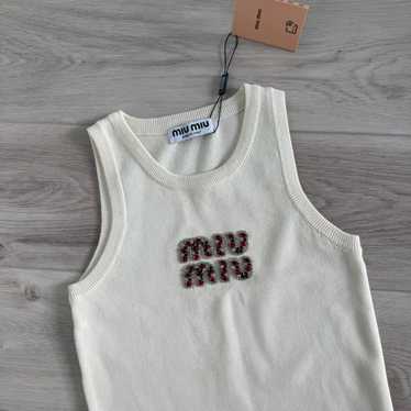 Miu miu cream tank - Gem